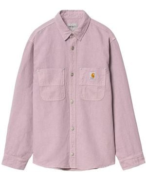 Carhartt Lilac Walter Jac Shirt - Pink