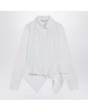 Max Mara Shirt In Poplin - White