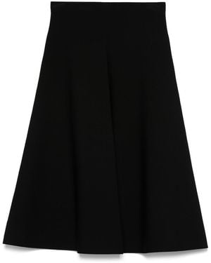 Theory A Line Skirt.Compact - Black