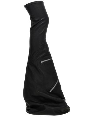 Rick Owens 'Cargoflares Sneak' Trainers - Black