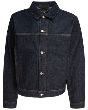 Stussy Rinsed Cotton Jacket - Blue