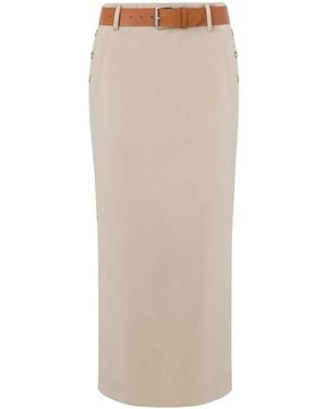 Moschino Neutrals Skirts - Natural