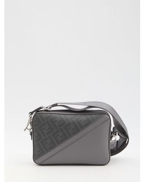 Fendi Diagonal Camera Case Bag - Grey