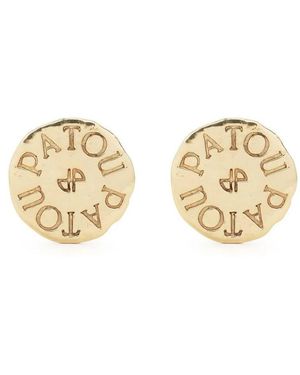 Patou Antique Coin Clip Earrings Accessories - Metallic