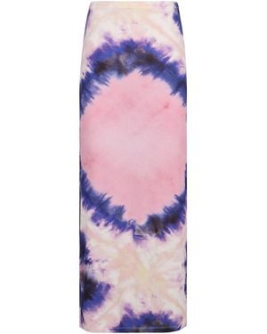 Rabanne Printed Skirt - Pink