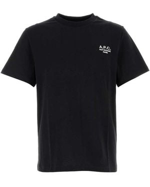 A.P.C. 'Standard Rue Madame' T-Shirt - Black