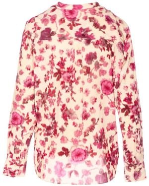 Isabel Marant Rusak Silk Blouse - Pink