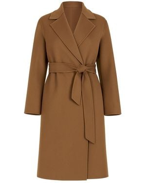 Max Mara Studio Cles Coat - Brown