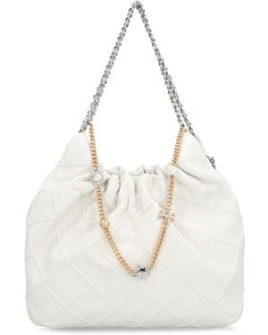Tory Burch Fleming Mini Shoulder Bag - White
