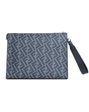 クラッチバッグ FENDI  Clutches Women Fabric Blue Fendi Blue Fendi 1st Clutch Bag | eBay