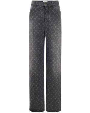 Marine Serre Pants - Gray