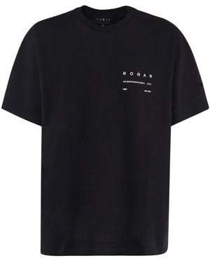 Hogan T-Shirts And Polos - Black