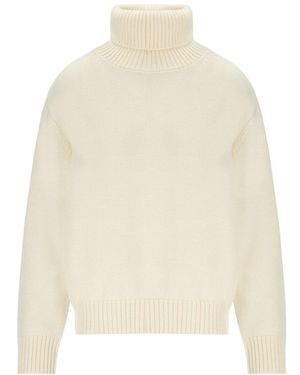 Add Basic Rice Turtleneck Jumper - White