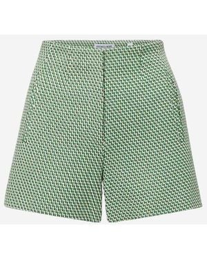 Veronica Beard Jazmín Shorts Pants - Green