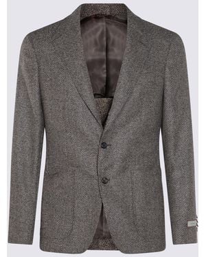 Canali Wool Blazer - Grey