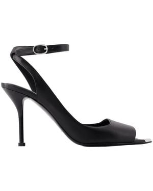 McQueen Punk Sandals - Black