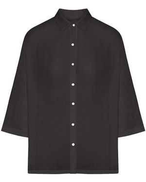120% Lino Shirt - Black