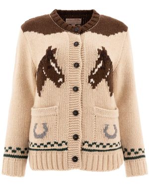 Filson "Horses" Cardigan - Natural