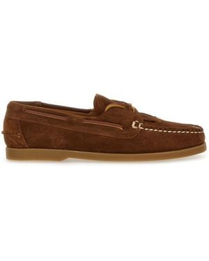 Hereu Lace-Up Loafer - Brown
