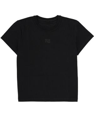 Alexander Wang Essential Shrunk T-Shirt - Black
