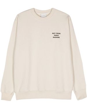 Drole de Monsieur Le Sweatshirt Slogan - Natural