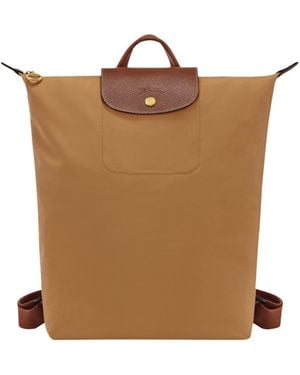 Longchamp Backpack "m Le Pliage Original" - Brown