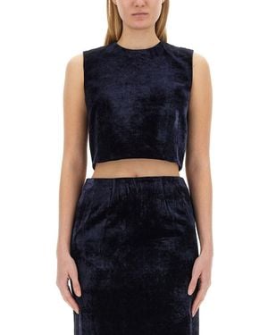 Fendi Velvet Tops - Blue