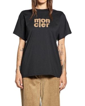 Moncler T-Shirts & Tank Tops - Black