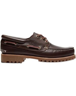 Timberland Authentic" Boat Shoes - Brown