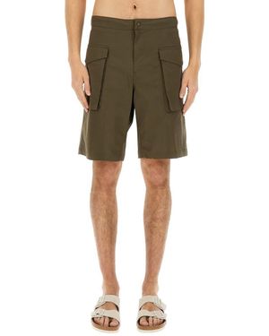 Aspesi Lou" Bermuda Shorts - Green