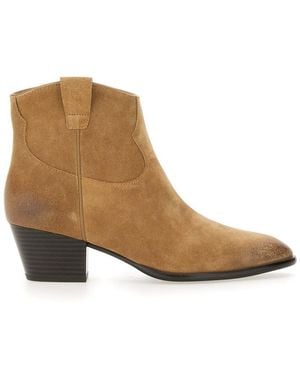 Ash Hunger" Boots - Brown