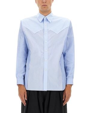 Maison Margiela Cotton Shirt - Blue