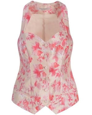 Philosophy Di Lorenzo Serafini Top "Flowers" - Pink
