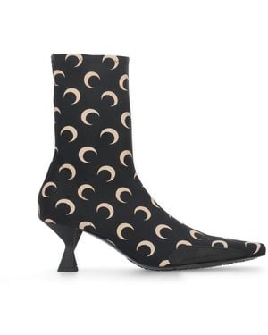 Marine Serre Boots - White