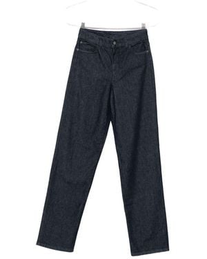 Emporio Armani Wide-Leg Denim Jeans - Blue