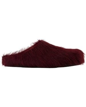 Marni Fussbett Mules - Red