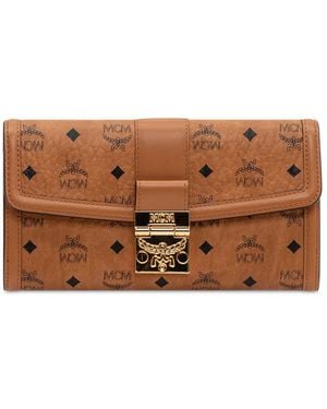 MCM Tracy Vi Wallet Lrg - Brown