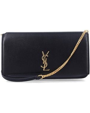 Saint Laurent Phone Holder - Black