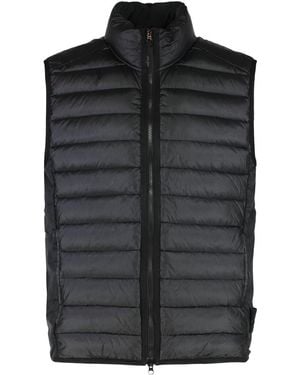 Stone Island Effect Nylon Bodywarmer - Black