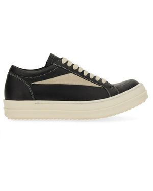 Rick Owens Vintage Leather Trainer - Black