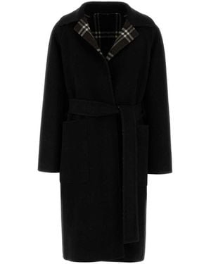 Burberry Coats - Black