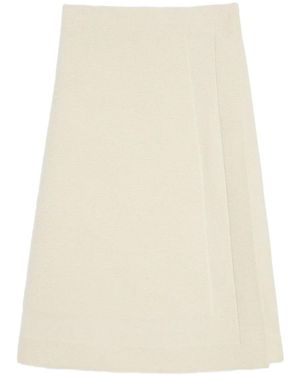 Jil Sander "Padded Details" Skirt - Natural