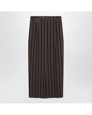 スカート BRUNELLO CUCINELLI Texture Dazzling Skirt Brown Brunello Cucinelli Texture Dazzling Skirt in Brown | Lyst