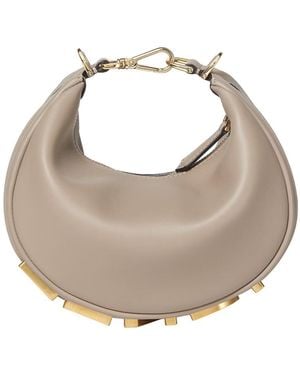 Fendi Mini Graph Vit Grace Matt Bags - Grey