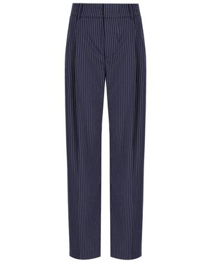 Essentiel Antwerp Herb Blue Pinstripe Pants