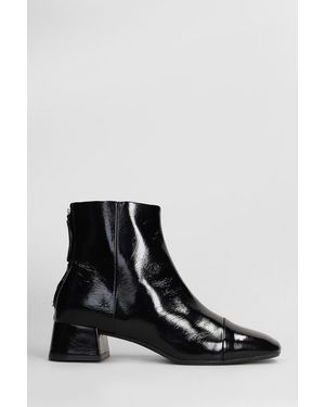 Carmens Rose Back High Heels Ankle Boots - Black