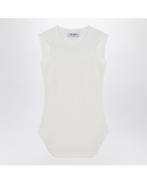 The Attico Reese Jersey Tank Top - White