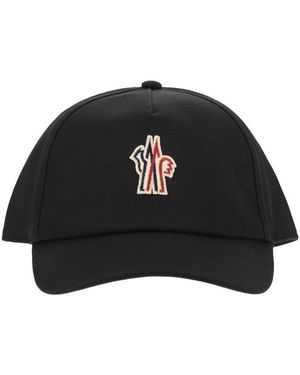 Moncler Logo Cap - Black