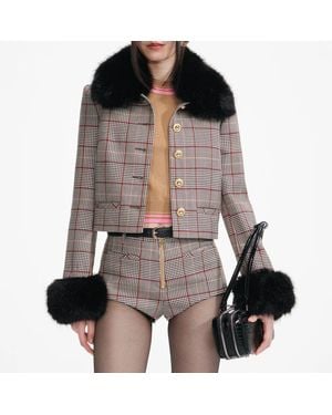 Self-Portrait Jackets - Brown