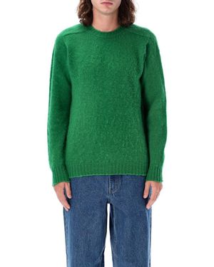 Howlin' Shaggy Bear Jumper - Green